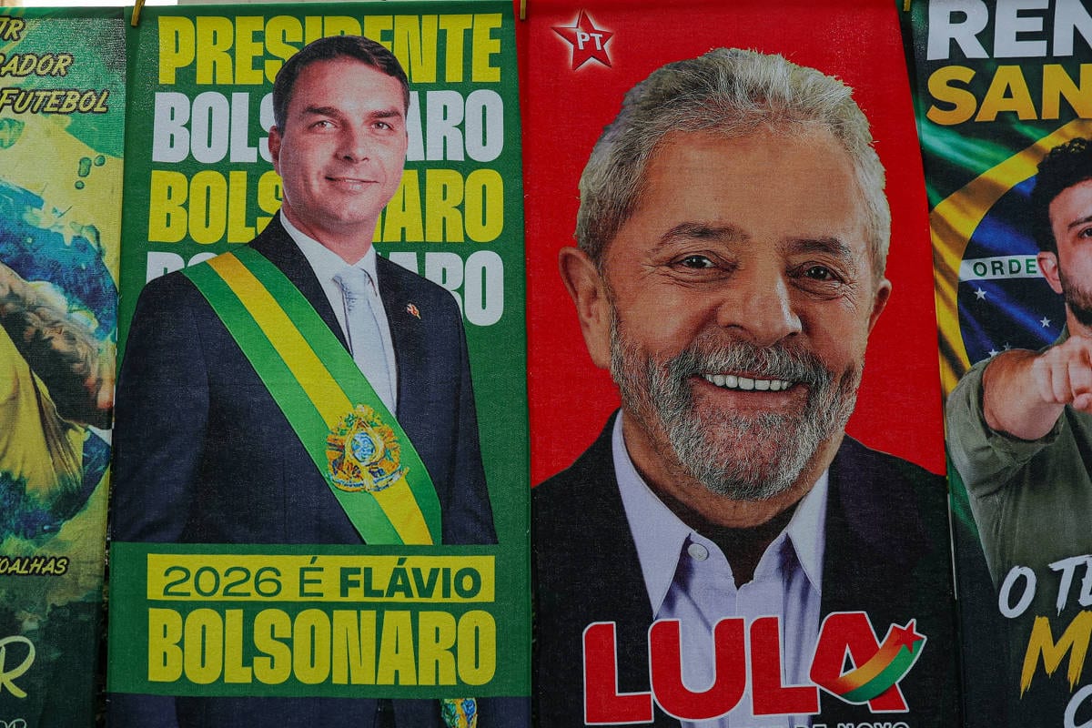 Datafolha: 47% dizem não votar de jeito nenhum em Flávio Bolsonaro e 45%, em Lula