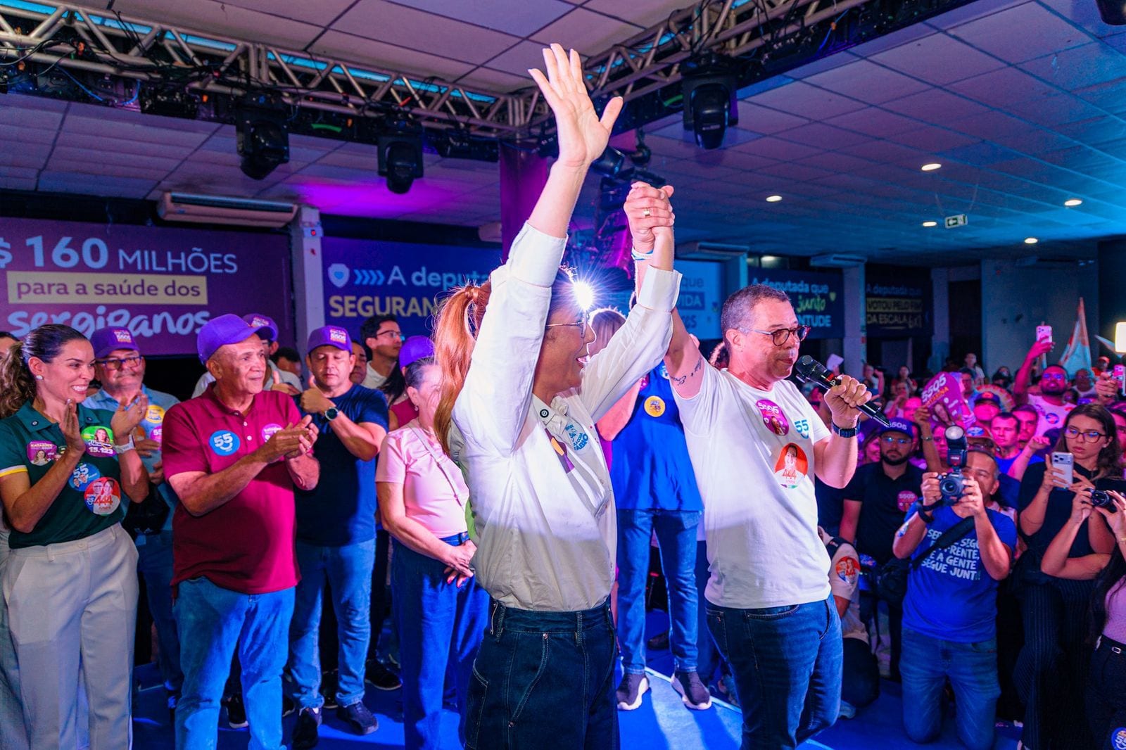 Fábio participa do lançamento da candidatura da Delegada Katarina em Aracaju