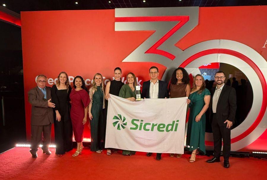 Sicredi conquista pelo terceiro ano consecutivo o 1º lugar entre as melhores empresas para trabalhar no Brasil