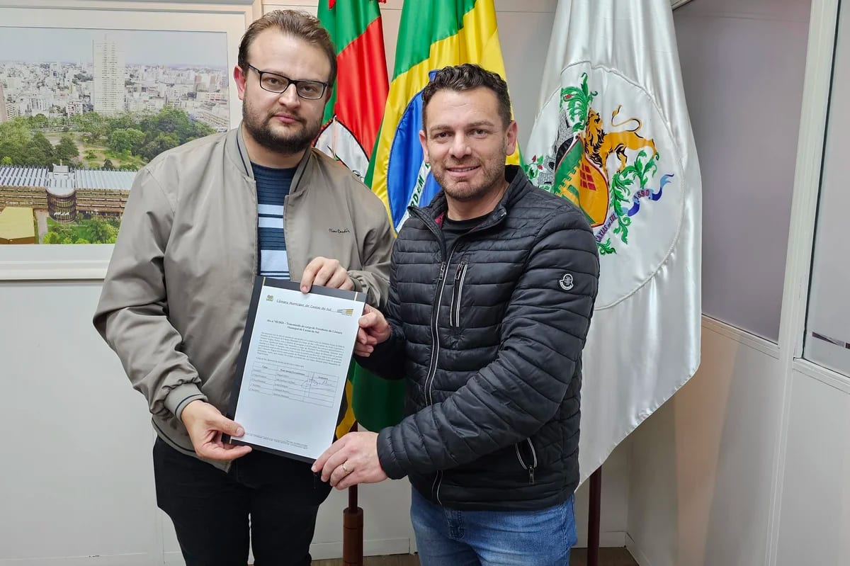 João Uez assume a presidência da Câmara de Vereadores de Caxias do Sul