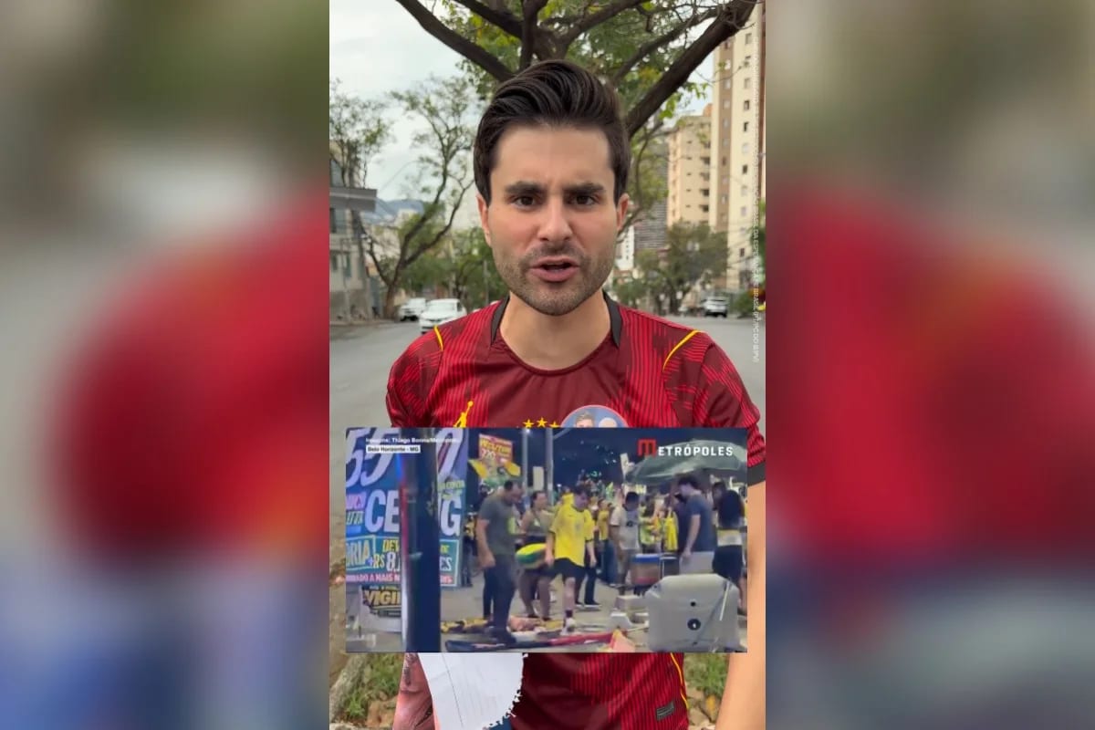 Participantes de ato de Nikolas destruíram material de adversários em BH