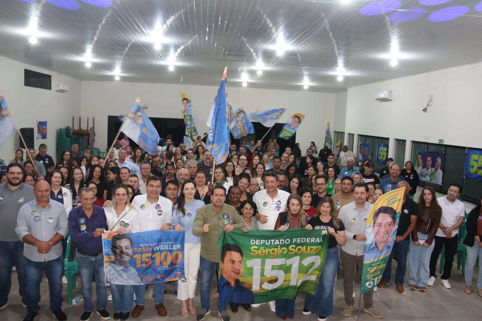 Junior Weiller e Sergio Souza lançam campanha em Assis Chateaubriand