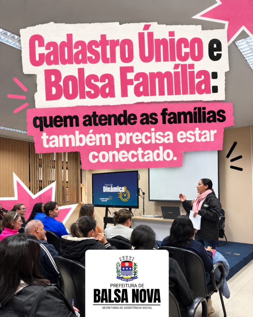 Balsa Nova capacita profissionais para gerir Bolsa Família