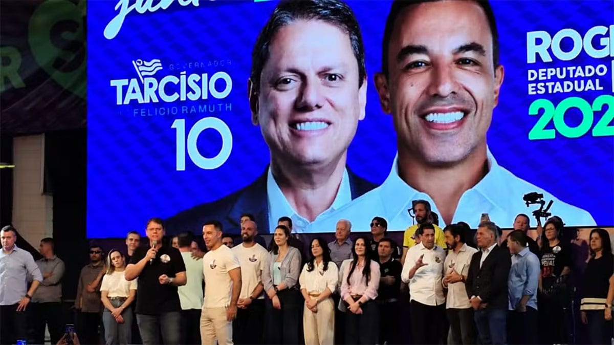 Tarcísio lança campanha de reeleição em Osasco com prefeitos e líderes