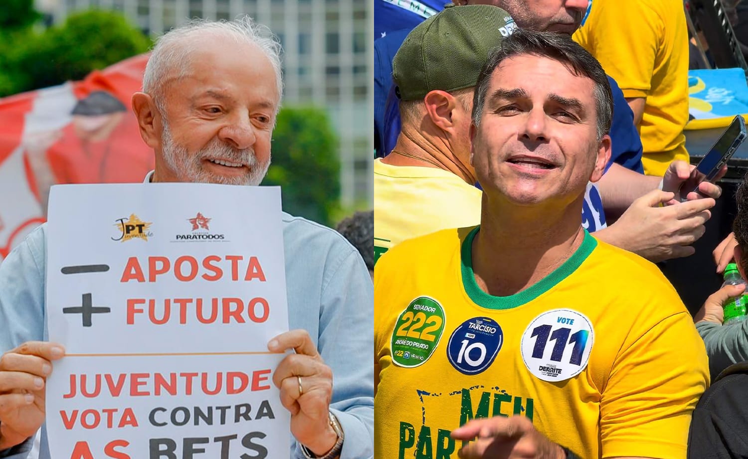 Flávio Bolsonaro e Lula vão ao segundo turno em 25 de outubro
