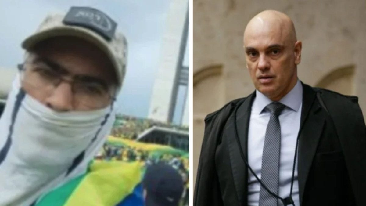 Moraes manda Polícia Federal prender eletricista condenado pelos atos de 8 de Janeiro
