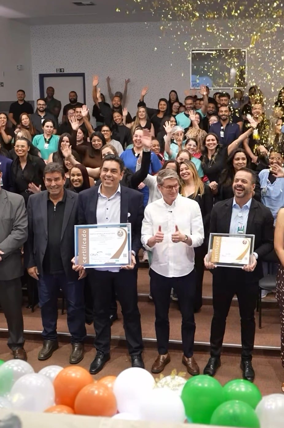 Hospital estadual de Águas Lindas recebe certificação ONA 1