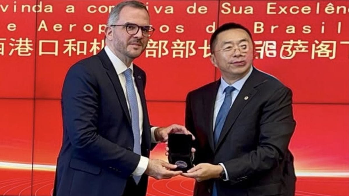 Ministro Tomé Franca leva projetos de portos e aeroportos a investidores chineses