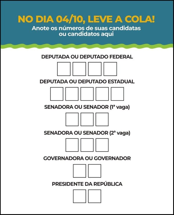 Painel: Qual a ordem dos 6 votos na urna