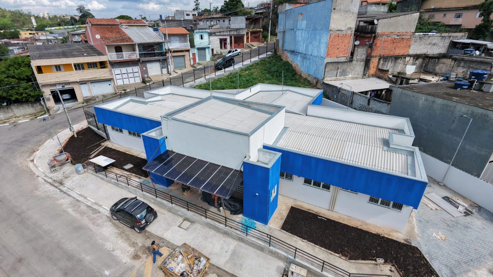 Novo prédio da UBS do Jardim Bandeirantes entra em reta final de construção