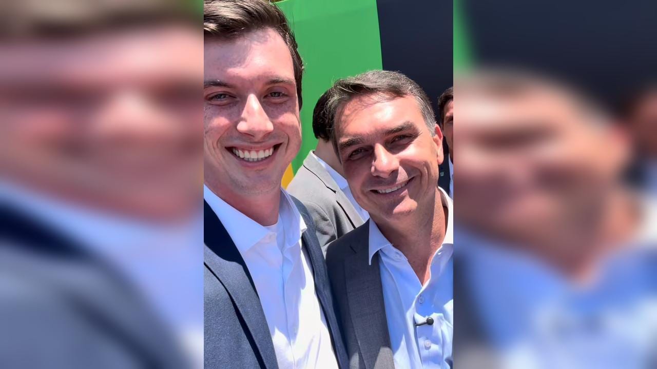 Mecabô encontra Flávio Bolsonaro em Brasília: “vamos te eleger”
