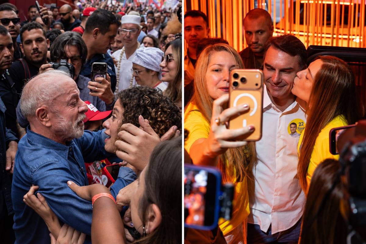 Lula reúne multidão e mira jovens; Flávio mobiliza aliados e fala em evitar 'já ganhou'
