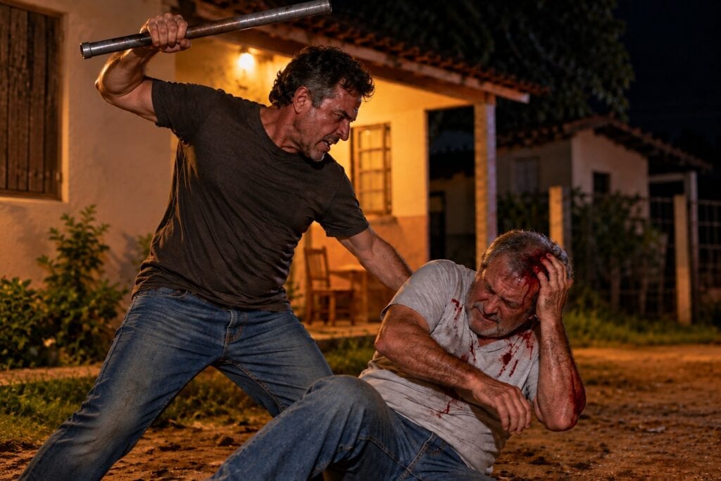 Discussão entre irmãos termina com homem ferido por barra de ferro em Maria Helena
