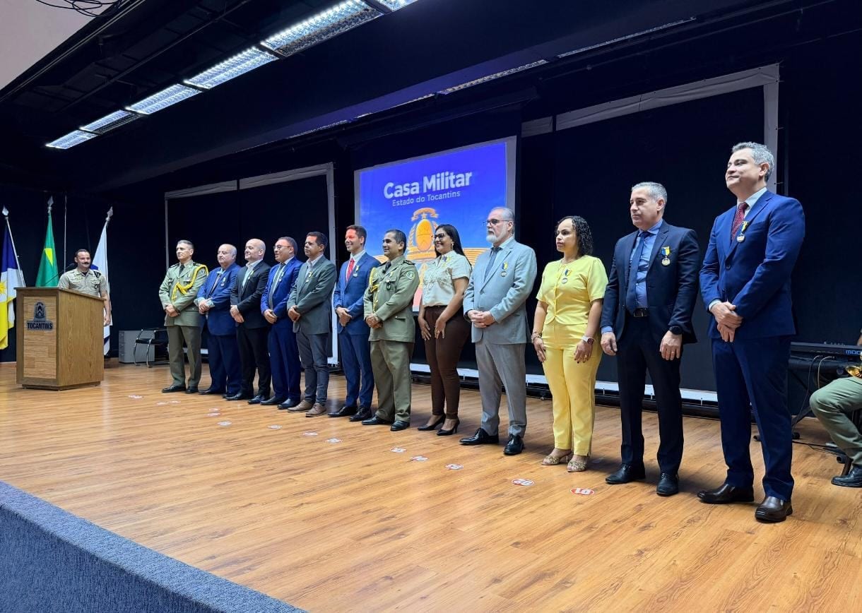 Casa Militar homenageia profissionais e autoridades com a Medalha Guardião-Araguaia