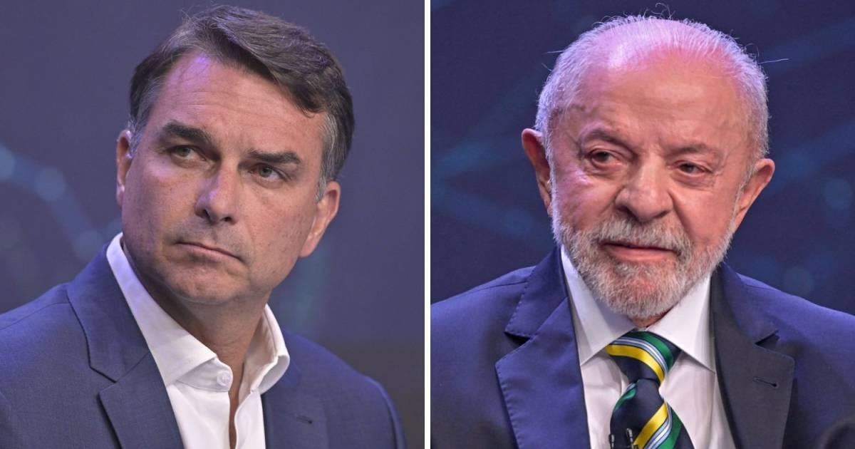 Os números das últimas pesquisas eleitorais sobre a disputa entre Flávio Bolsonaro e Lula