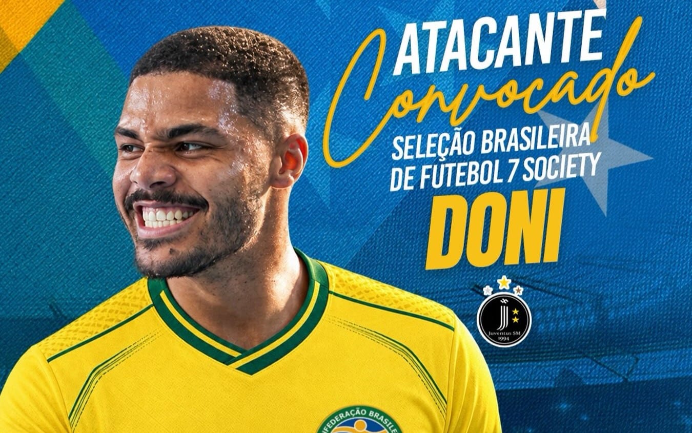 FUTEBOL 7. Entre atletas e comissão técnica, cinco nomes do Juventus, de SM, defenderão a Seleção
