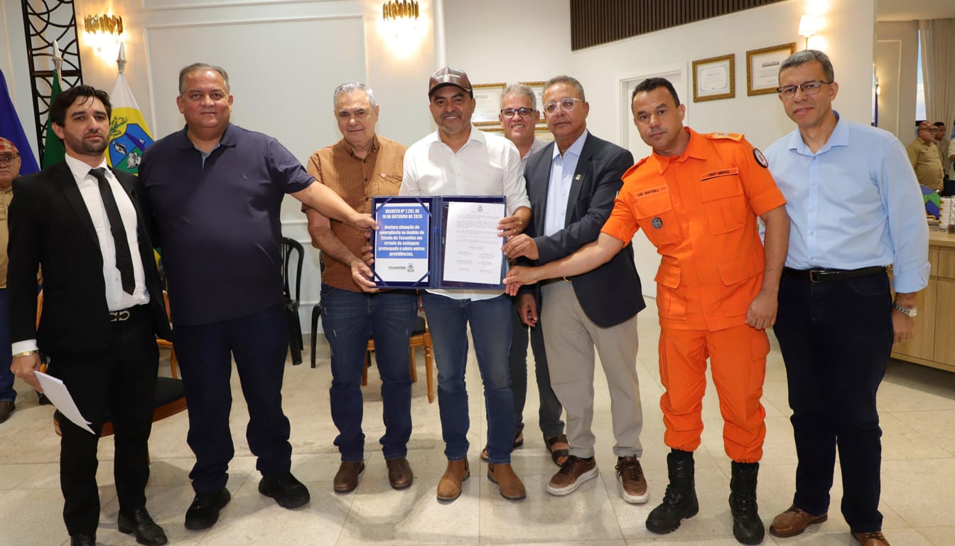 Tocantins decreta emergência por 180 dias após seca atingir 95% do Estado