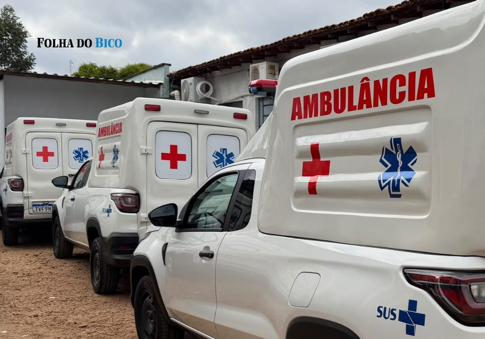 ARAGUATINS: Emendas de Wiston Gomes garantem três ambulâncias e uma Hilux