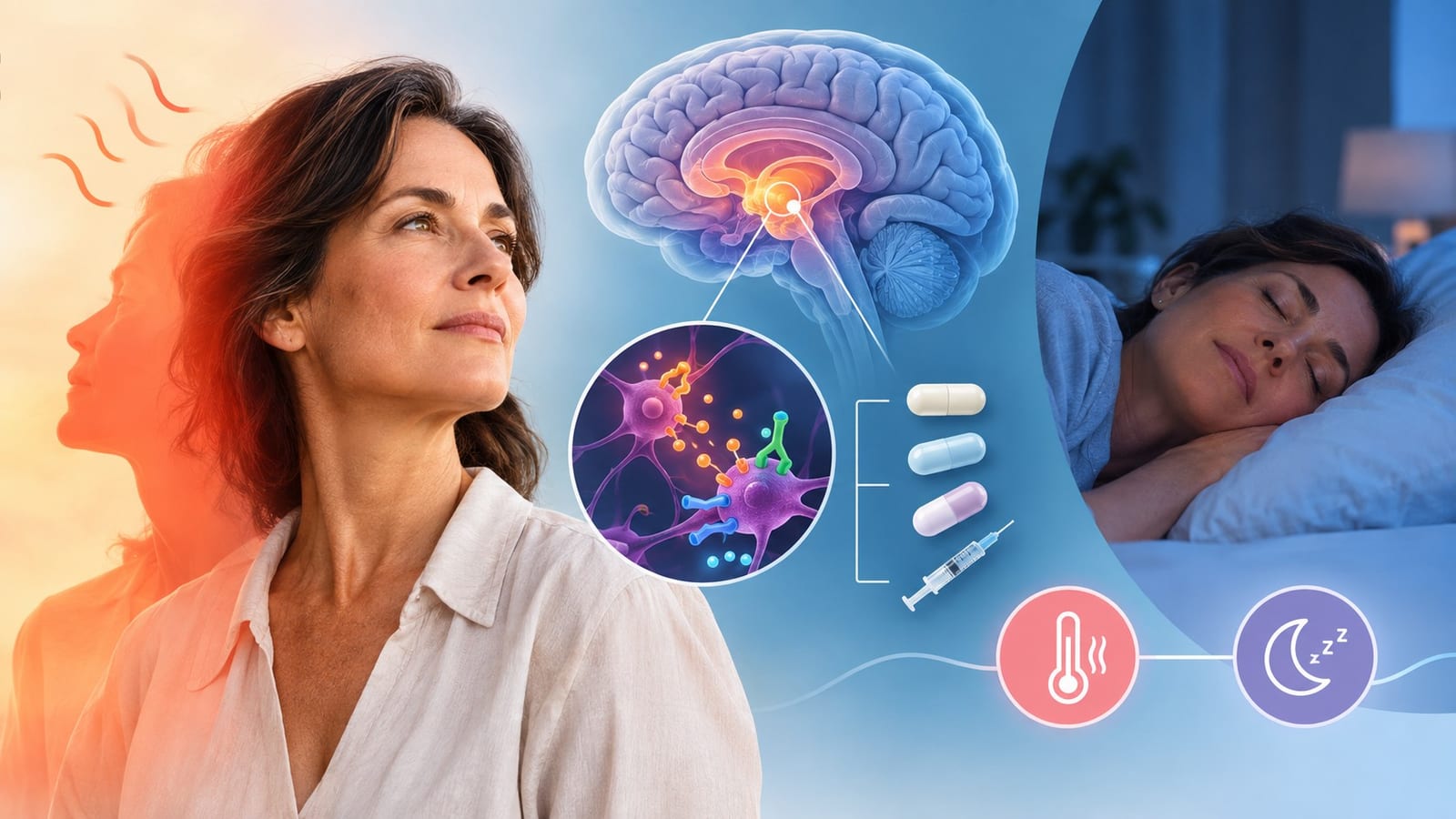 Menopausa: como os novos remédios sem hormônio podem mudar o tratamento de fogacho e distúrbios do sono