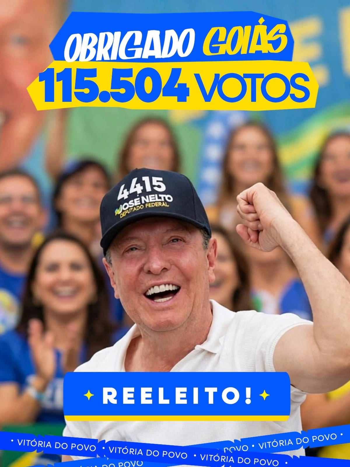 José Nelto é reeleito deputado federal em Goiás