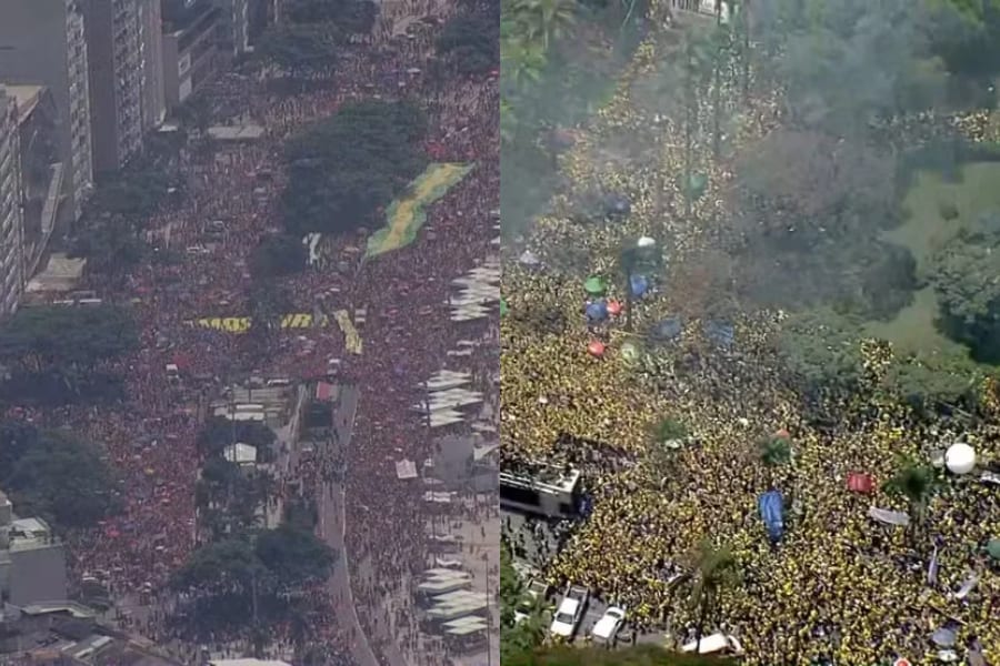 Mobilizações de apoiadores de Lula e Flávio marcam o último dia de campanha nas capitais