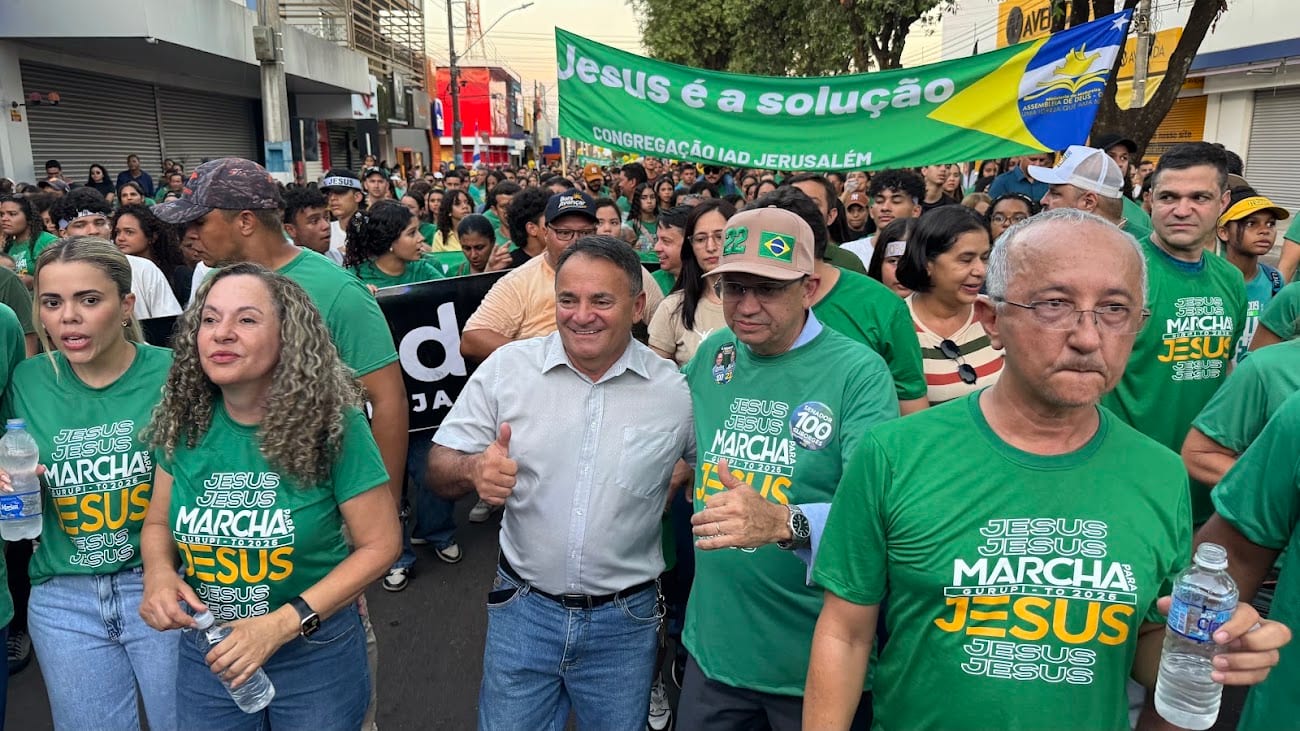 Eli Borges participa da Marcha para Jesus em Gurupi, 26 de setembro