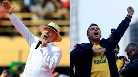 Flávio diz que eleição 'é o fim da era do PT', e Lula diz que 2º turno mostrará 'fotografia real do Brasil'