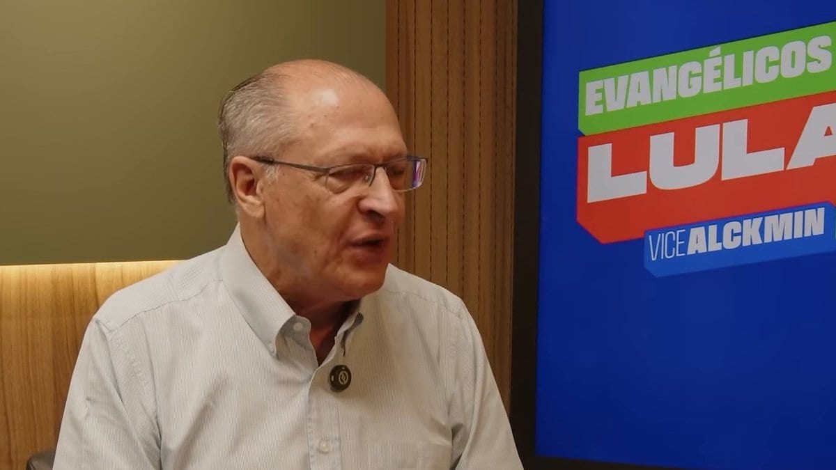 “Nunca fui de esquerda”: Alckmin diz que não usa religião para ganhar voto durante podcast de quase uma hora com pastor