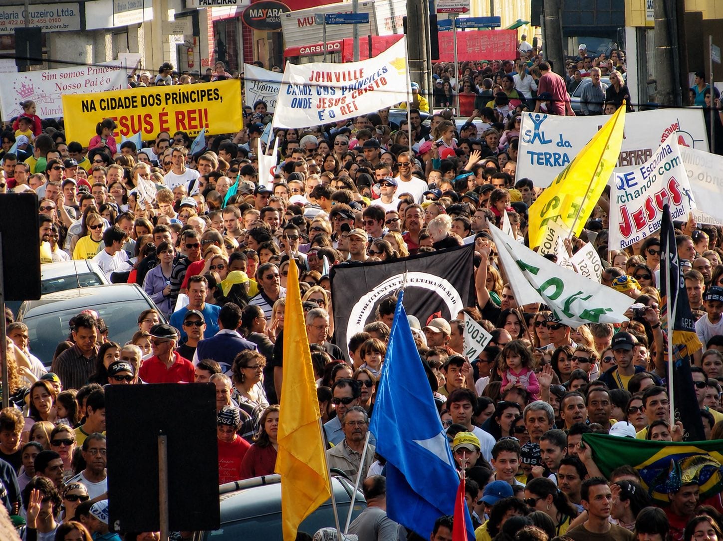 Marcha para Jesus espera reunir até 20 mil pessoas no Centro de Joinville em setembro