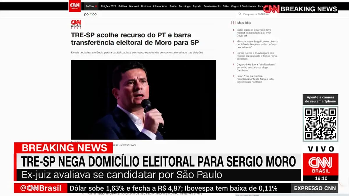 Moro tenta vender “Paraná em primeiro lugar”, eleitores lembram São Paulo