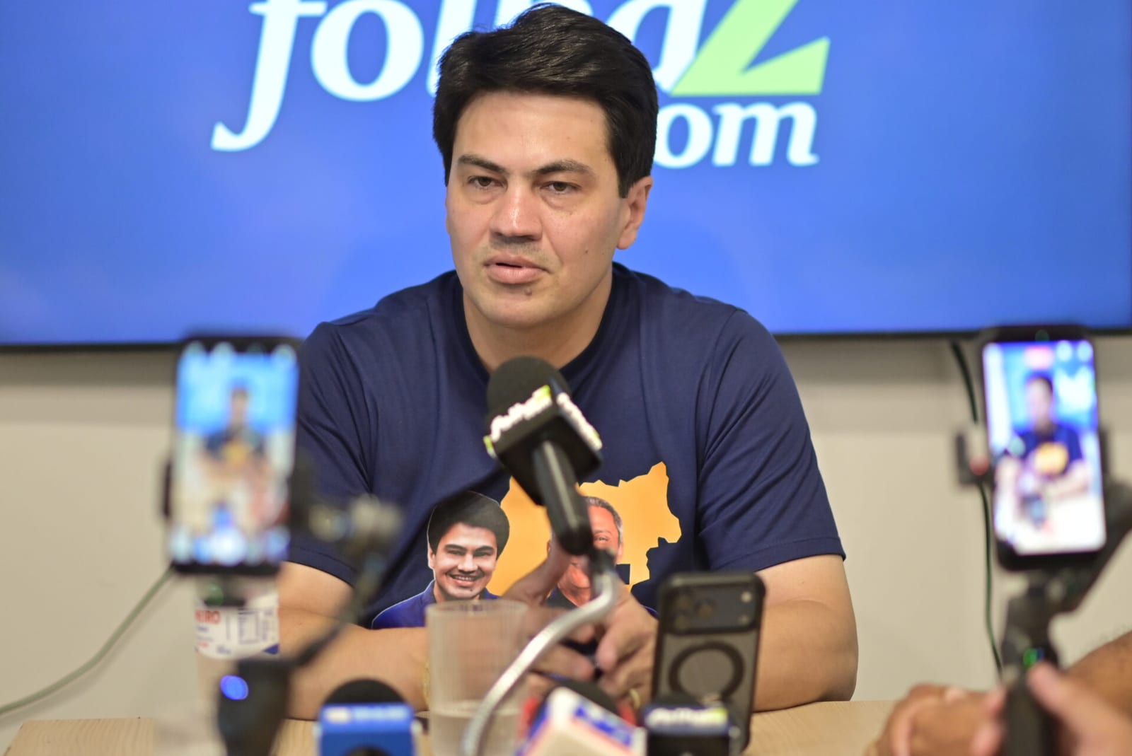 Igor Franco visita Folha Z e diz que disputará vaga de deputado federal por Goiás