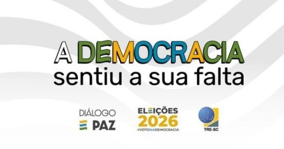 TRE-SC lança campanha 'A Democracia sentiu a sua falta' para o 2º turno