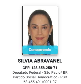 Silvia Abravanel agradece apoio após não ser eleita e critica novos deputados