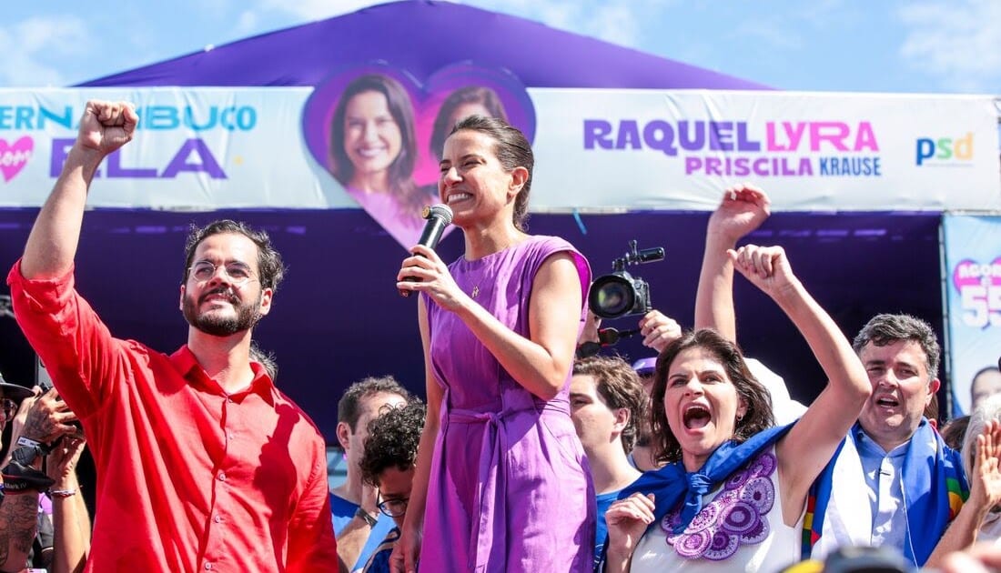 Raquel Lyra começa campanha em três cidades de Pernambuco