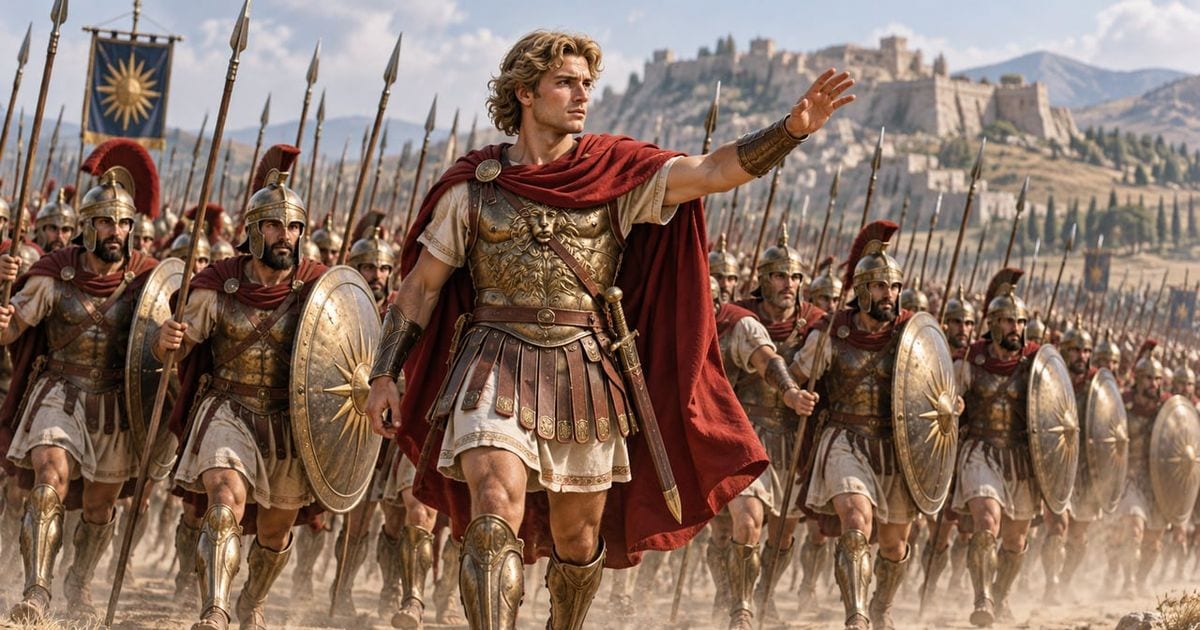 O que significa o provérbio associado a Alexandre, o Grande: "Um exército de ovelhas liderado por um leão derrotará um e