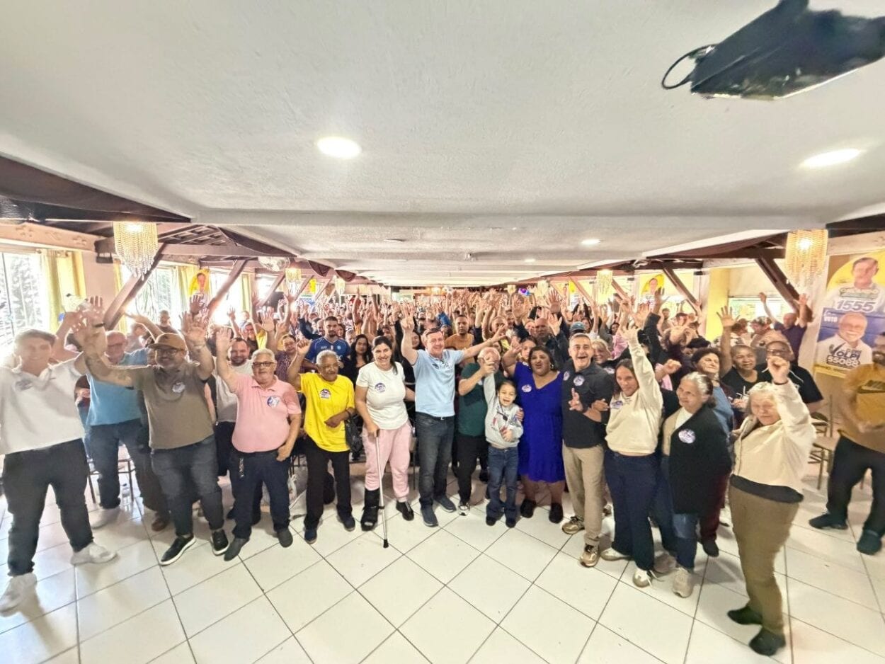 Orlando Morando e Clóvis Volpi reúnem mais de 300 pessoas em Mauá