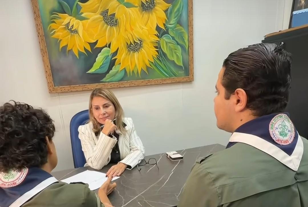 Vereadora Kátia Carvalho tem visitas importantes