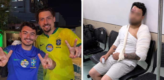 Assessor de Jair Renan Bolsonaro teria espancado primo lulista após derrota de Flávio Bolsonaro; justiça concede medida