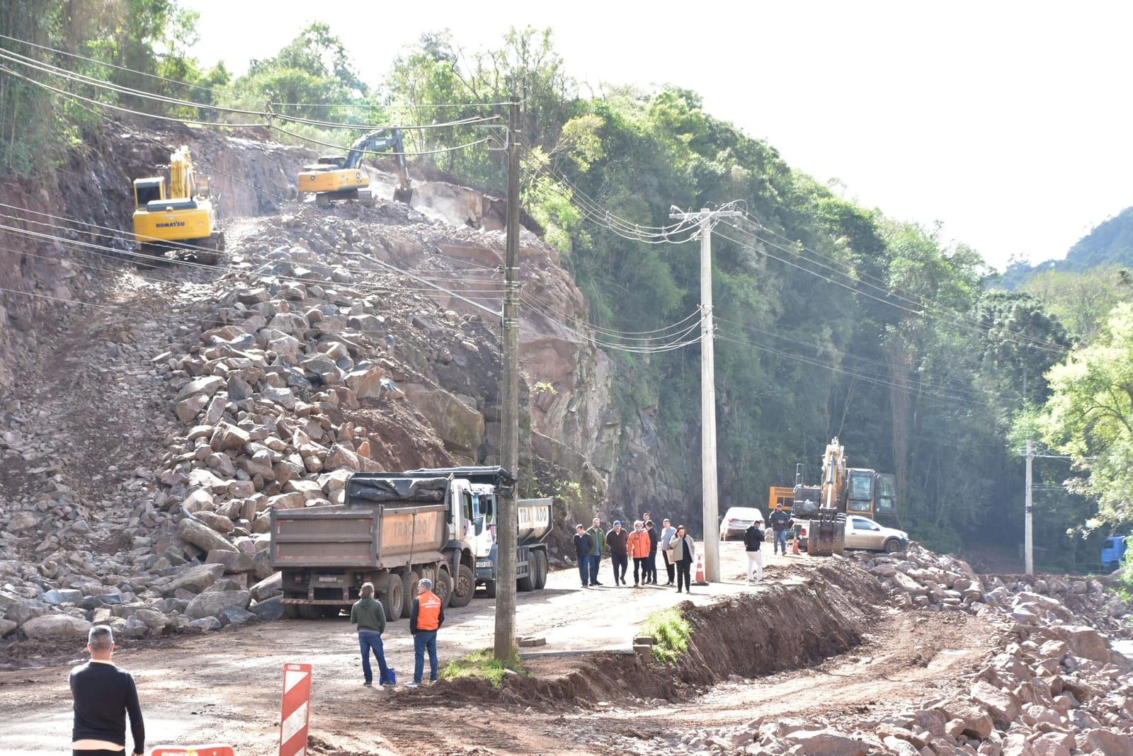 Secretário da Defesa Civil vistoria obras em Imigrante neste sábado (22)