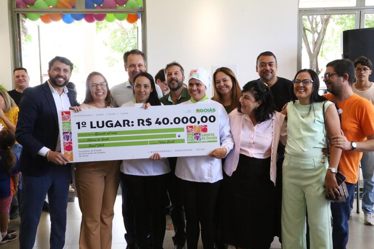 Merendeiras de Uruaçu vencem concurso Sabores da Escola e recebem prêmio de R$ 40 mil