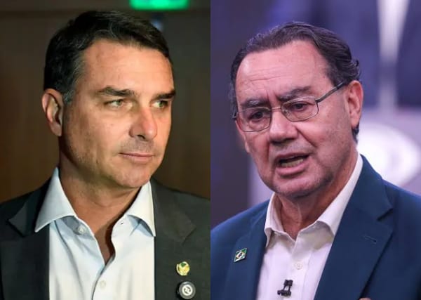 Flávio Bolsonaro: Hoje tive conversa muito legal com Augusto Cury; foi surpresa agradável