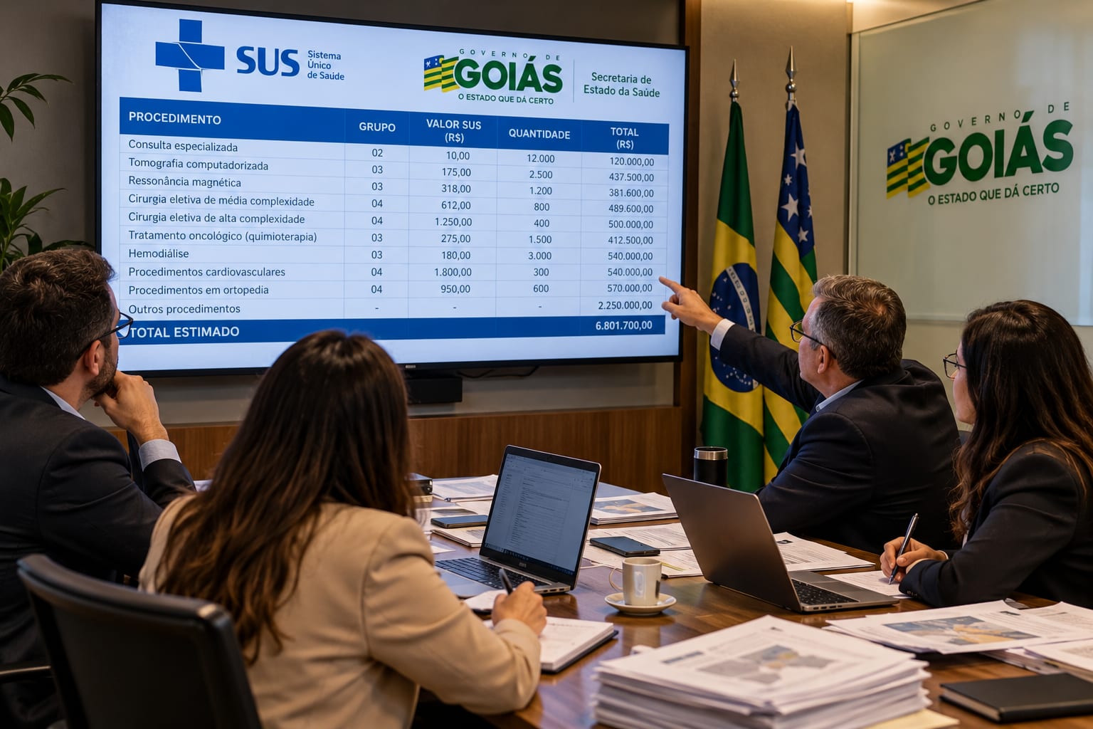 Crédito suplementar reforça recursos destinados ao SUS em Goiás