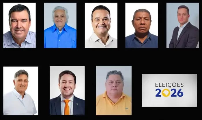 Oito candidatos ao governo de Mato Grosso do Sul em 2026