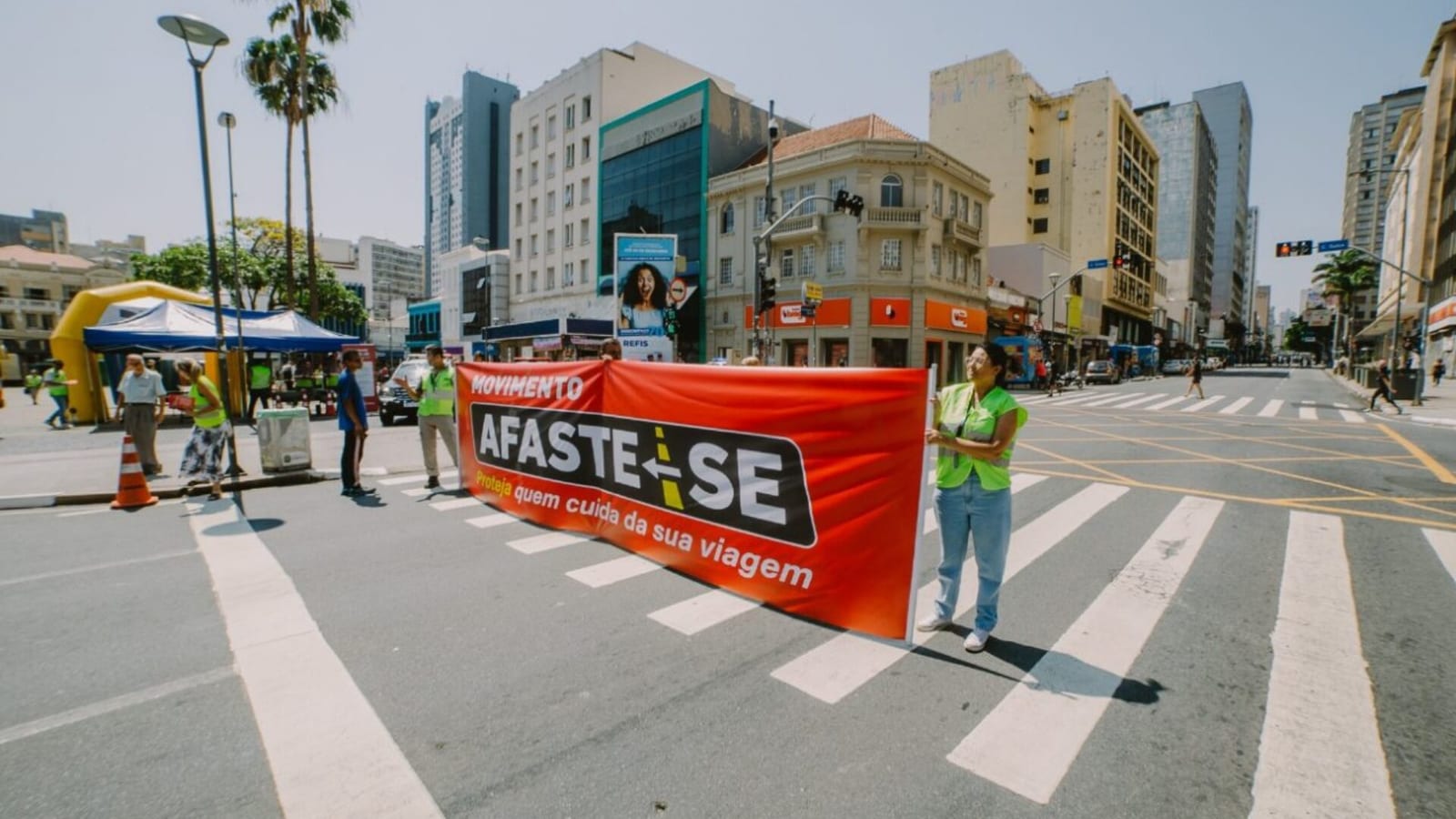 Campinas recebe ação do Movimento Afaste-se nesta segunda (19)