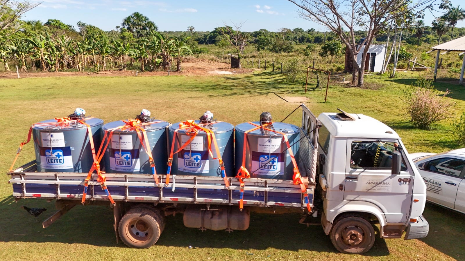 Araguaína entrega 15 tanques resfriadores de leite em 14 de agosto