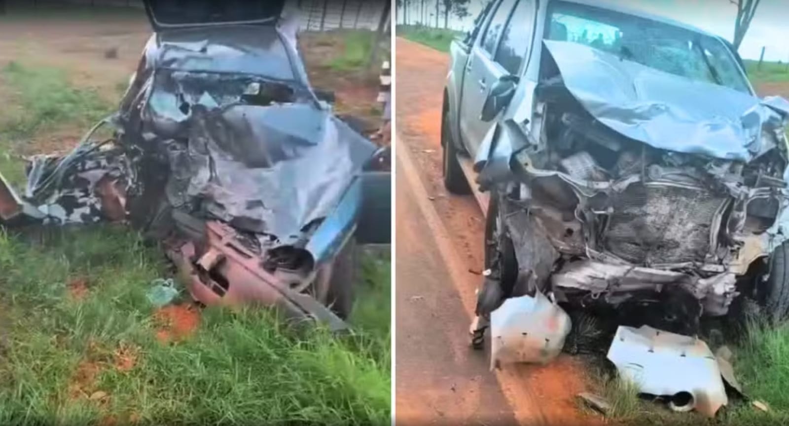 Sobe para 5 o número de mortos em batida entre carro e caminhonete em rodovia