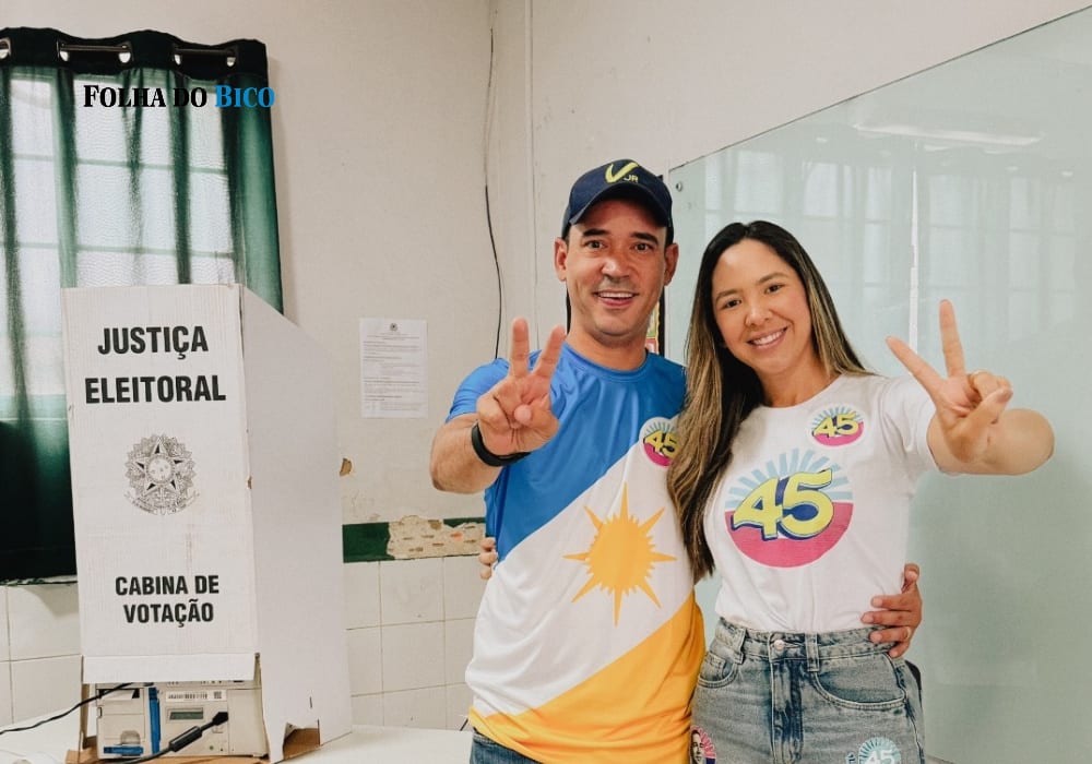 Antes de votar em Palmas, Vicentinho acompanha voto da esposa em São Miguel, no Bico