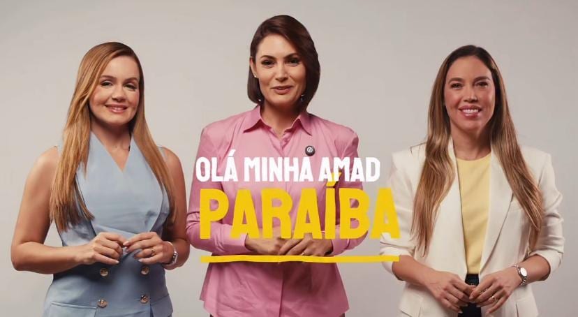 Michelle Bolsonaro declara apoio a Efraim Filho em vídeo