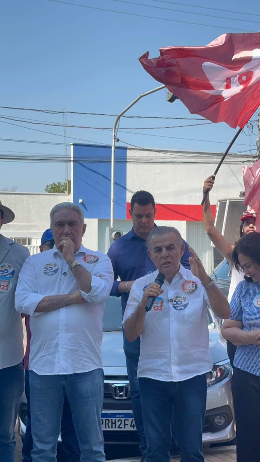 Caminhada Política em Porto Nacional Reúne Candidatos Mourão e Laurez