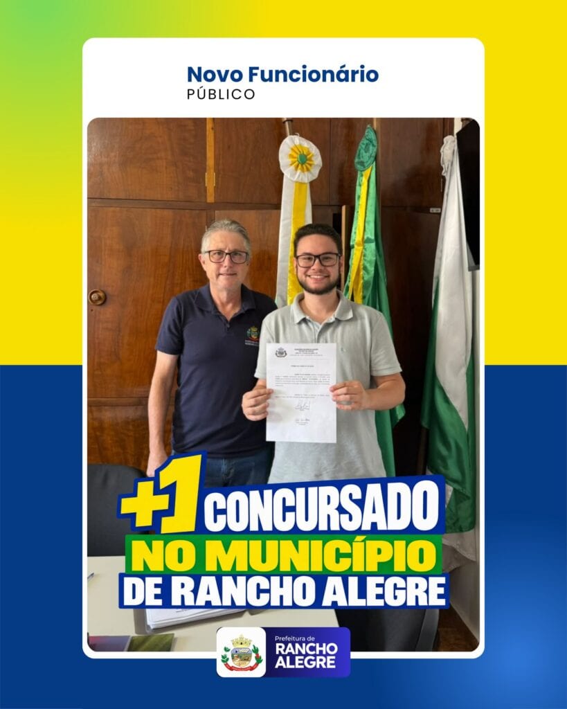 Novos servidores assumem cargos na Prefeitura de Rancho Alegre